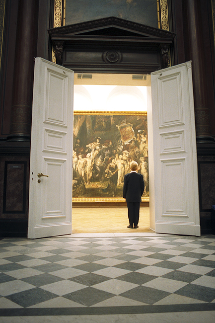 Kunsthalle Tür mit Bild